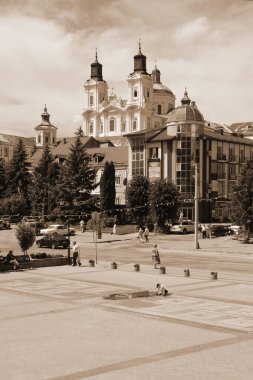 Eski şehrin tarihi kısmı.