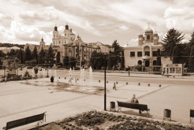 Eski şehrin tarihi kısmı.