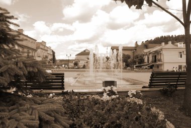 Eski şehrin tarihi kısmı.