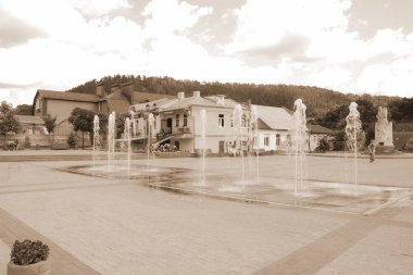 Eski şehrin tarihi kısmı.