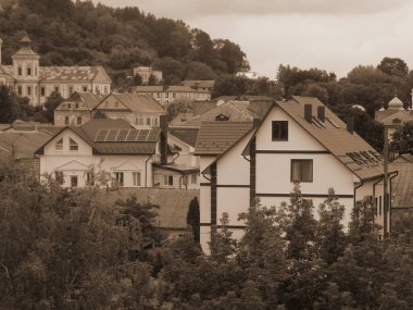 Eski şehrin tarihi kısmı.          