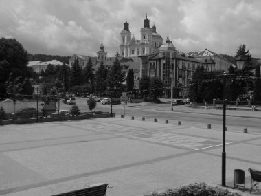 Eski şehrin tarihi kısmı.          