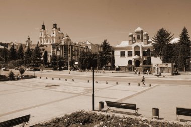 Eski şehrin tarihi kısmı.