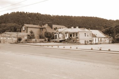 Eski şehrin tarihi kısmı.