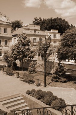 Eski şehrin tarihi kısmı.