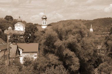 Eski şehrin tarihi kısmı. St. Nicholas Katedrali (Fransisken Manastırı). Eski büyük kilise.