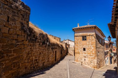 san vicente de la sonsierra, la rioja, spain görüş.