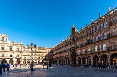 Salamanca, İspanya - 14 Ocak 2022: Salamanca Belediye Başkanı. Kastilya ve Leon Bölgesi