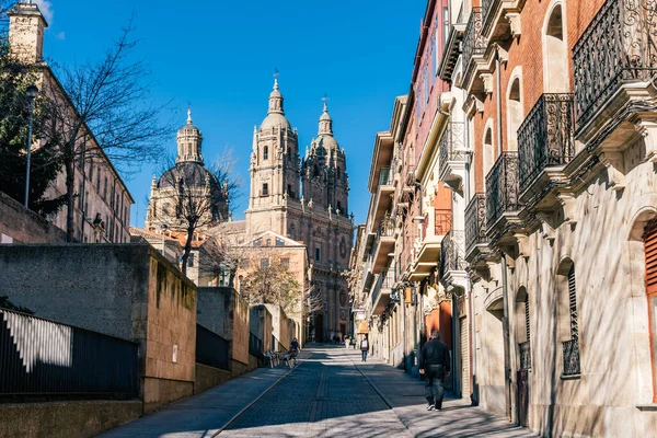 Salamanca Spanien Januar 2022 Straße Historischen Zentrum Der Spanischen Stadt — Stockfoto