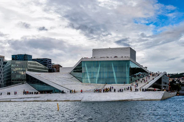 Осло Норвегия Августа 2019 Года Вид Оперный Театр Осло Новое — стоковое фото