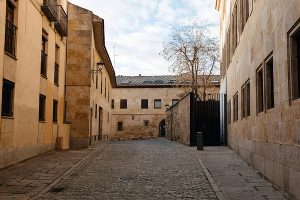 Vista Encantadora Calle Centro Histórico Salamanca Castilla León España — Foto de Stock