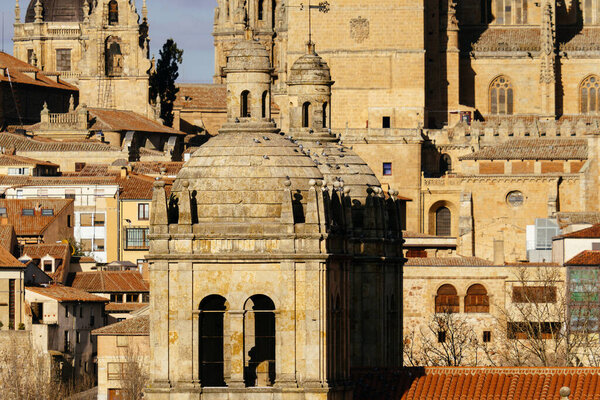 Старый город Саламанка. Кастилья Леон, Испания. Телефотосъемка