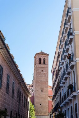 San Pedro El Viejo Ortaçağ Kilisesi 'nin Kulesi, Madrid' in merkezinde Yaşlı Aziz Peter