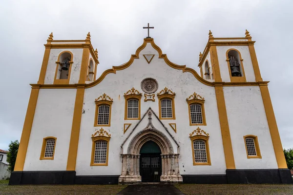 Kostel Santa Cruz Praia Vitoria Ostrov Terceira Azory Portugalsko — Stock fotografie