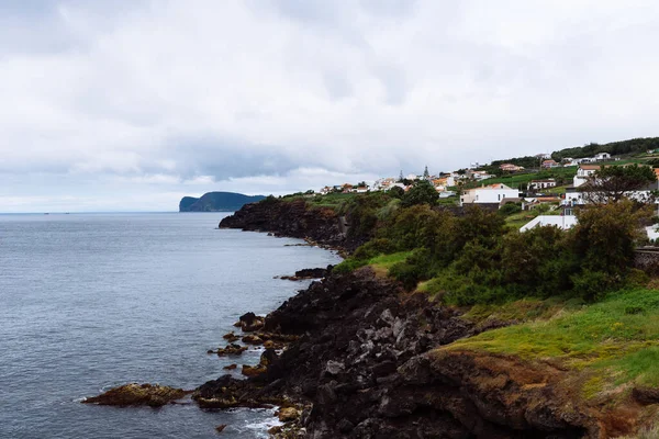 葡萄牙亚速尔Terceira岛南海岸全景 — 图库照片