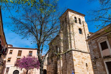 Zamora, İspanya 'daki San Pedro y San Ildefonso Kilisesi' nin dış görünüşü