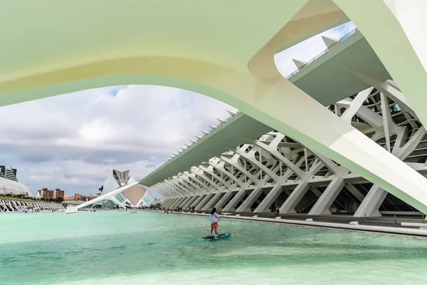 Walencja Hiszpania Lipca 2023 Widok Miasto Sztuki Nauk Został Zaprojektowany — Zdjęcie stockowe