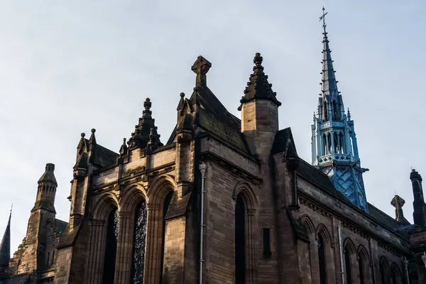 Glasgow Wielka Brytania Grudnia 2023 Uniwersytet Glasgow Budynek Historyczny Obrazy Stockowe bez tantiem
