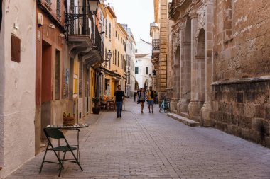 Ciutadella, İspanya - 13 Mayıs 2024: Ciutadella Eski Kasabası