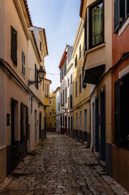 Ciutadella, İspanya - 13 Mayıs 2024: Ciutadella Eski Kasabası