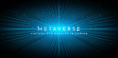 Dış ticaret işaretleri, perakende alışverişi, reklam sektörü ajansı, reklam kampanyası pazarlaması, iniş sayfaları, ağ afişi, başlık elementi için ışıldayan mavi arkaplan yayılan vektör ilülasyonu