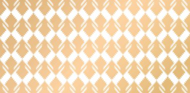 Altın ve beyaz geometrik süsler. Ağ, tekstil duvar kağıtları, soyut illüstrasyon duvar kağıdı, kumaş, tekstil, kitap kapağı, ambalaj kağıdı, dekoratif arkaplan, baskı kağıtları için kusursuz desen