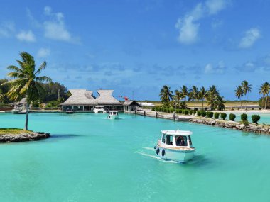 Tahiti adası doğa manzarası, Fransız Polinezyası