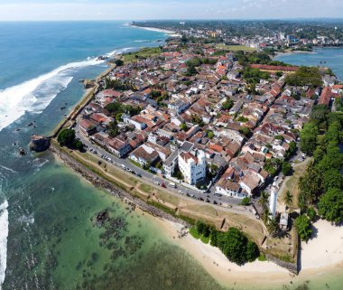 Sri Lanka, Seylan Adası - Güneydeki Galle kalesi tarihi kent