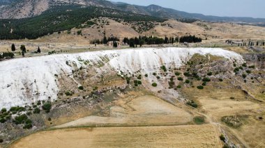 Pamukkale traverten terasları ve antik Yunan kenti Hierapolis, Türkiye