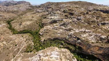 Landscapes of the island of Madagascar, Central Highlands Isalo National Park clipart