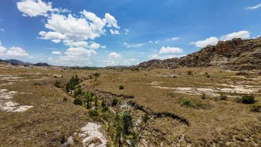 Landscapes of the island of Madagascar, Central Highlands Isalo National Park clipart