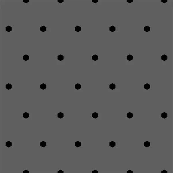 일러스트 헥사곤 검은색 흰색의 바다없는 기하학적 추상적 육각형 기하학 다각형 — 스톡 벡터