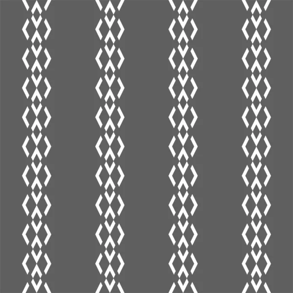 Vector Black White Abstract Ethnic Seamless Pattern Background Angle Brackets — Stock Vector