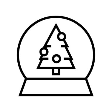 Vektör çizimi. Çizgi vuruşu simgeleri. Tatil sembolleri. Mutlu Noeller ve yeni yıl ikonları. Düzenlenebilir vektör grafikleri.