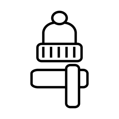 Vektör çizimi. Çizgi vuruşu simgeleri. Tatil sembolleri. Mutlu Noeller ve yeni yıl ikonları. Düzenlenebilir vektör grafikleri.