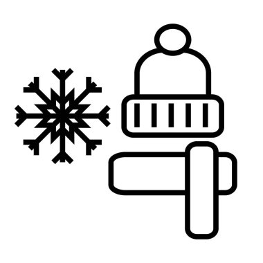 Vektör çizimi. Çizgi vuruşu simgeleri. Tatil sembolleri. Mutlu Noeller ve yeni yıl ikonları. Düzenlenebilir vektör grafikleri.