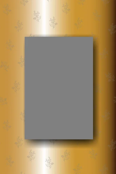 Vektor Kamillenblüten Hintergrund Kopierraum Für Text Vertikale Vorlage Für Karten — Stockvektor
