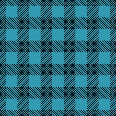 Vektör. Kafesteki desen. Tartan battaniyesi. Bej, turkuaz ve turuncu ekoseli İskoç deseni. Masa örtüsü, elbise, etek, peçete veya diğer tekstil, Paskalya tasarımı için geleneksel seçmeli arkaplan.