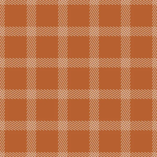 Vector Pattern Cage Tartan Blanket Scottish Pattern Beige Turquoise Orange — Stock Vector