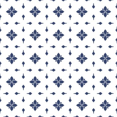 Vector. Seamless mediterranean geometric pattern in patchwork style. Talavera template. Portuguese Azulejo. Turkish decoration. Moroccan mosaic. Spanish porcelain. Ceramic dishes, folk ornament.