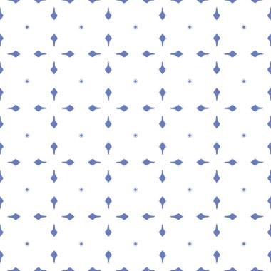 Vektör. Yama işi tarzında kusursuz Akdeniz geometrik deseni. Talavera şablonu. Portekiz Azulejo 'su. Türk dekorasyonu. Fas mozaiği. İspanyol porseleni. Seramik yemekler, halk süsleri..