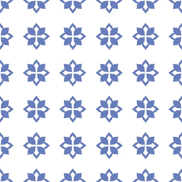 Вектор Бесшовный Средиземноморский Геометрический Узор Стиле Лоскутного Орнамента Шаблон Талавера — стоковый вектор