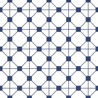 Vektör. Kusursuz Akdeniz geometrik deseni, süs eşyası örnekleri. Talavera şablonu. Portekiz Azulejo 'su. Türk dekorasyonu. Fas mozaiği. İspanyol porseleni. Seramik yemekler, halk süsleri..