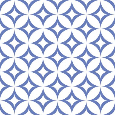 Vektör. Kusursuz Akdeniz geometrik deseni, süs eşyası örnekleri. Talavera şablonu. Portekiz Azulejo 'su. Türk dekorasyonu. Fas mozaiği. İspanyol porseleni. Seramik yemekler, halk süsleri..