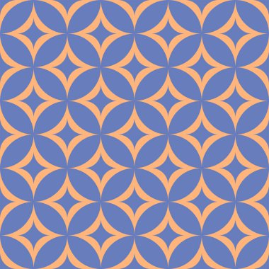 Vektör. Kusursuz Akdeniz geometrik deseni, süs eşyası örnekleri. Talavera şablonu. Portekiz Azulejo 'su. Türk dekorasyonu. Fas mozaiği. İspanyol porseleni. Seramik yemekler, halk süsleri..