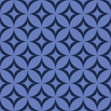 Vektör. Kusursuz Akdeniz geometrik deseni, süs eşyası örnekleri. Talavera şablonu. Portekiz Azulejo 'su. Türk dekorasyonu. Fas mozaiği. İspanyol porseleni. Seramik yemekler, halk süsleri..