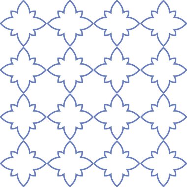 Vektör. Kusursuz Akdeniz geometrik deseni, süs eşyası örnekleri. Talavera şablonu. Portekiz Azulejo 'su. Türk dekorasyonu. Fas mozaiği. İspanyol porseleni. Seramik yemekler, halk süsleri..