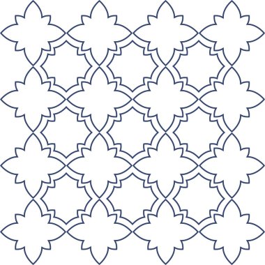 Vektör. Kusursuz Akdeniz geometrik deseni, süs eşyası örnekleri. Talavera şablonu. Portekiz Azulejo 'su. Türk dekorasyonu. Fas mozaiği. İspanyol porseleni. Seramik yemekler, halk süsleri..