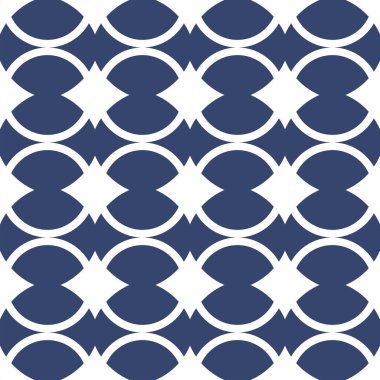 Vektör. Kusursuz Akdeniz geometrik deseni, süs eşyası örnekleri. Talavera şablonu. Portekiz Azulejo 'su. Türk dekorasyonu. Fas mozaiği. İspanyol porseleni. Seramik yemekler, halk süsleri..