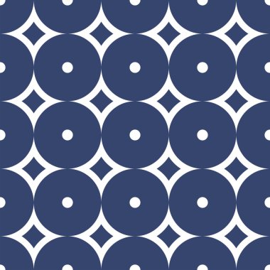 Vektör. Kusursuz Akdeniz geometrik deseni, süs eşyası örnekleri. Talavera şablonu. Portekiz Azulejo 'su. Türk dekorasyonu. Fas mozaiği. İspanyol porseleni. Seramik yemekler, halk süsleri..